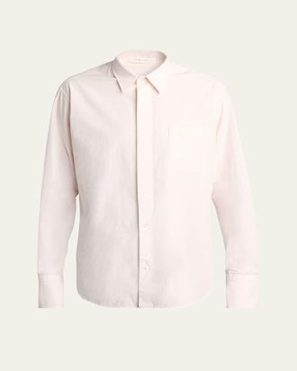 The Row Mens Marek Cotton Poplin Button-Down Shirt