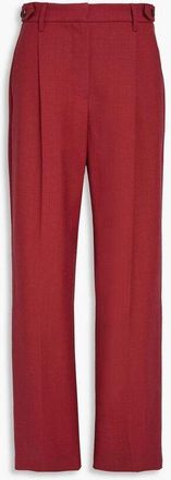 Brunello Cucinelli Red Wool Tailored Trousers, Brand Size 44 (US Size 10)