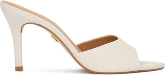 Kazar Kimberley Stiletto Mules - Dames - Muiltjes - Wit - 37 EU - Leer - Schoenen