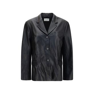 Magda Butrym Lambskin Womens Blazer