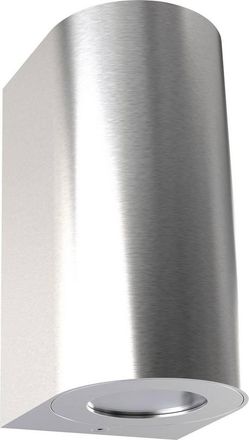 Nordlux Canto Maxi 2 Aplique De Pared Acero Inox Minimalista