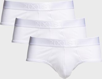 2(x)ist Mens 3-Pack Pima Cotton Contour Pouch Briefs