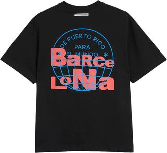 adidas x Bad Bunny DtMF Tour Merch Barcelona T-Shirt Black KW8064