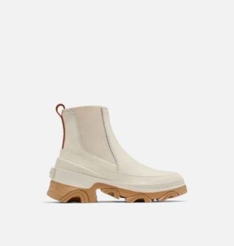 Sorel Brex Boots Womens Natural Waterproof Round Toe Ankle Chelsea ZAP935