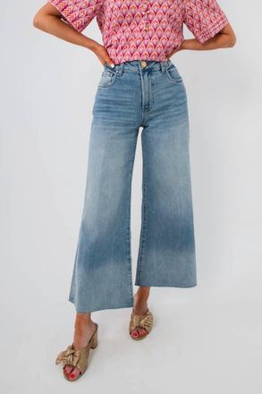 Kut from the Kloth Ryan High Rise Super Wide Leg Jeans In Generosity