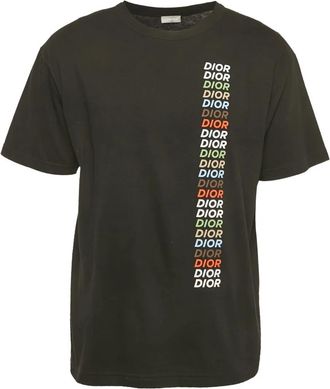 Dior T-shirt met logoprint - Zwart
