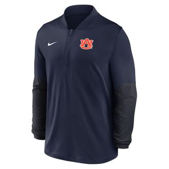 Nike Auburn Nike Mens Dri-FIT College 1/2-Zip Top in Blue | 03BA0CZDAUN-UCQ