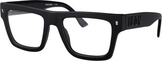 Dsquared2 Icon 0023 Optisch Montuur - Heren - Brillen - Zwart - 53 MM - Accessoires