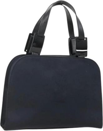 Saint Laurent Pre-owned Handbags, female, Blue, Size: ONE SIZE Pre-owned Vintage Hand Bag