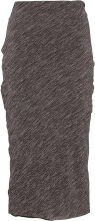 Philosophy di Lorenzo Serafini Ruffle Knit Midi Rok - Dames - Midirokken - Grijs - M - Rokken