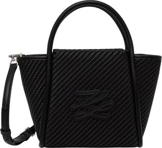 Karl Lagerfeld K Autograph Crossbody - Dames - Handtassen - Zwart - ONE Size - Leer - Tassen