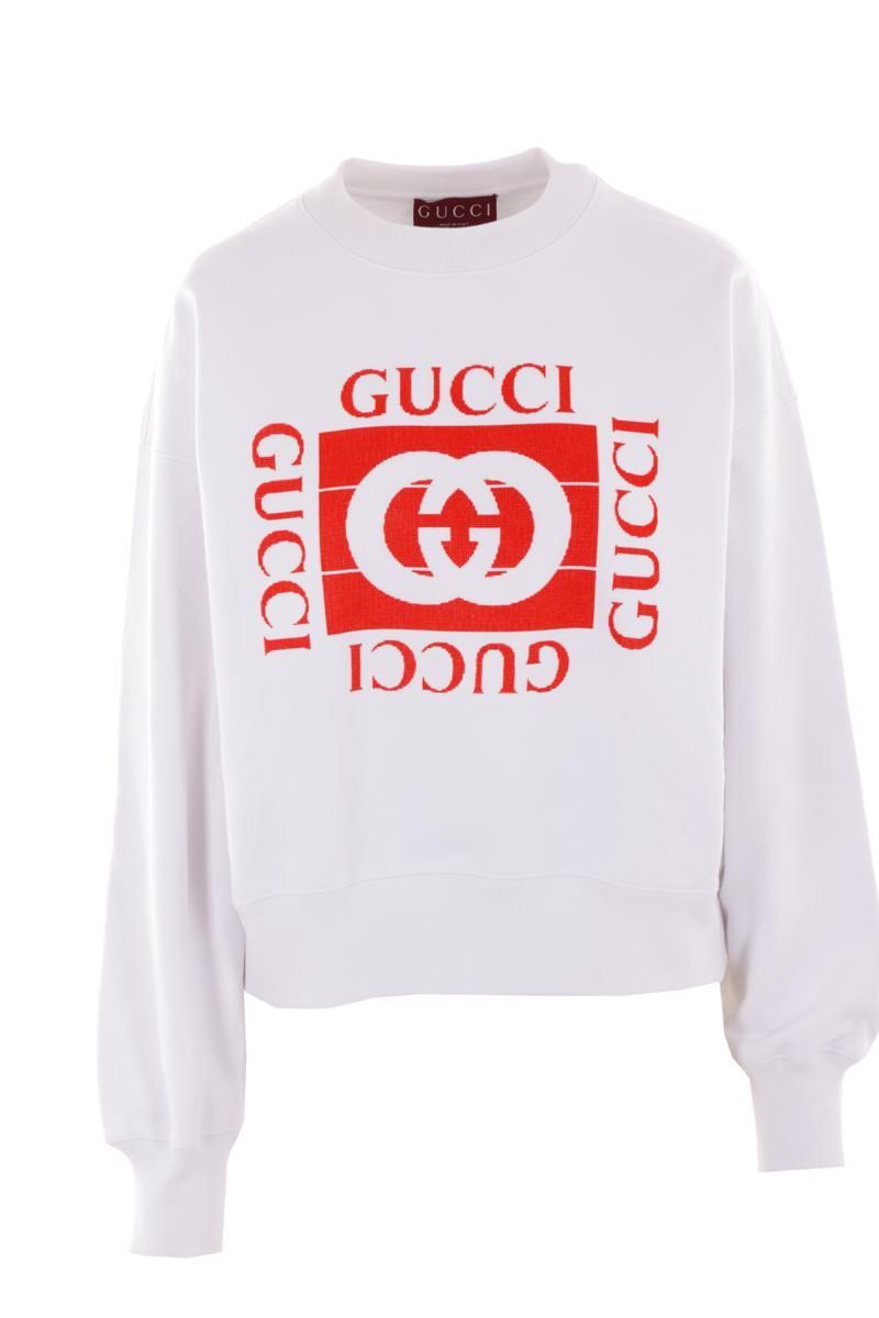 Red gucci crewneck sales
