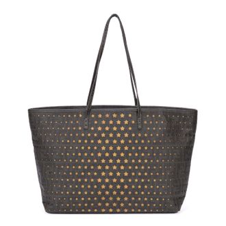 Fendi Pre-owned Womens Spalmati Star Laser Cut Roll Tote Bag Shoulder Bag - Dark Green - One Size