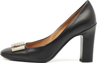 Ferragamo Pumps Vara con fiocco - Nero