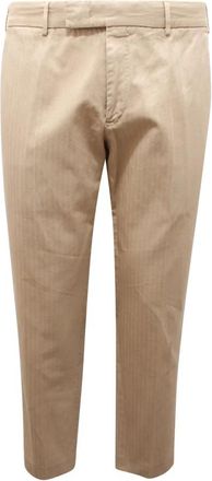 PT01 Rebel Fit Katoen/Linnen Broek - Heren - Chinos - Beige - L - Katoen - Broeken