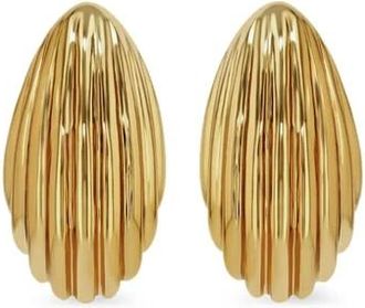 Anine Bing Accessoires, Dames, Geel, ONE Size, Gepolijste Oorbellen