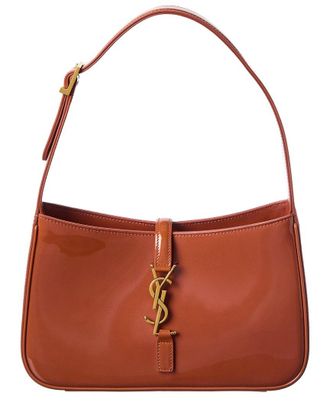 Saint Laurent Le 5 A 7 Patent Hobo Bag