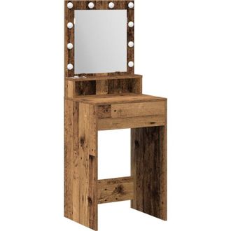 vidaXL Vidaxl - Dressing Table Old Wood 50 x 41 x 135 cm Engineered wood