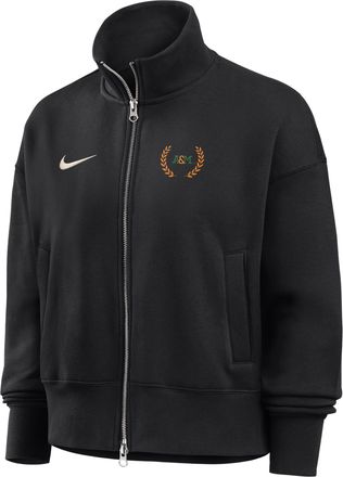 Nike Womens College (Florida A&M University) Nike Womens Phoenix Fleece Track Jacket in Black | ZW052NFAMU26-BLK