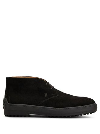 Tod's Black Suede Boots