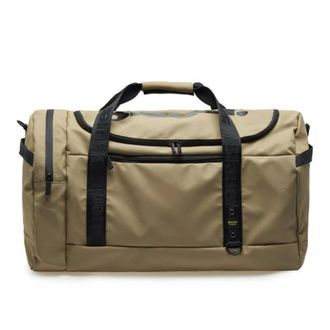 Blauer Weekend Bags, male, Beige, Size: ONE SIZE Coated Duffle Bag