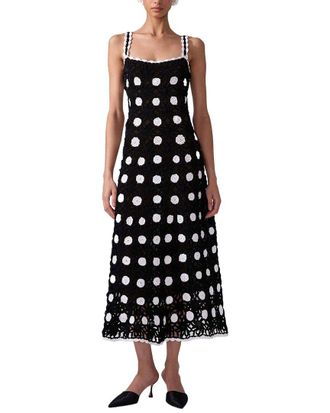 Carolina Herrera Crocheted Midi Dress