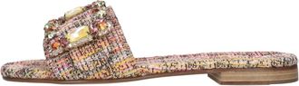Emanuela Caruso Capri Zinetta Flat - Dames - Sandalen - Veelkleurig - 41 EU - Leer - Schoenen
