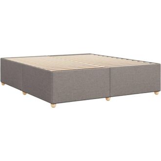 vidaXL Cama Sin Colch&oacute;n Tela Gris Taupe 180x200 Cm Vidaxl