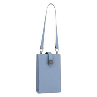 Chanel Pre-owned Mini Bags, female, Blue, Size: ONE SIZE Pre-owned Mini Pouch