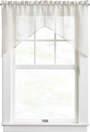 DKNY Set of 2 Classic Sheer Swags in Linen at Nordstrom