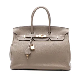 Herm&egrave;s Tweedehands Togo Birkin Retourne 35