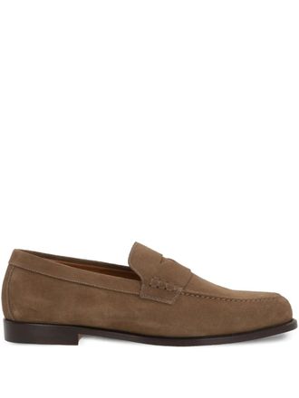 Doucal's Su&egrave;de loafers - Bruin