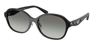 Coach HC8445D CBY85 Asian Fit 500211 Womens Sunglasses Black Size 56