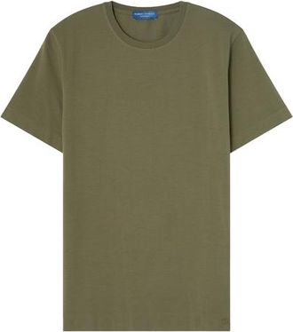 Robert Talbott Stretch Jersey Dean Tee in Classic Olive at Nordstrom, Size Xx-Large