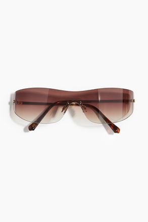 H&M Randlose Sonnenbrille - Brown