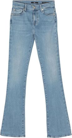 7 For All Mankind Slim Illusion Bootcut Jeans - Dames - Bootcut Jeans - Blauw - W25 - Katoen - Jeans