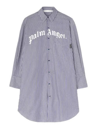 Palm Angels Striped Midi Dress