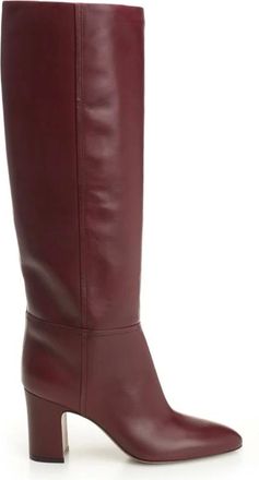 PARIS TEXAS Leather Heeled Boots - female - Paris Texas - Heeled Boots - Red - 4 UK - Shoes