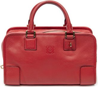 Loewe Pre-owned Womens Amazona 28 Handbag - Red - One Size
