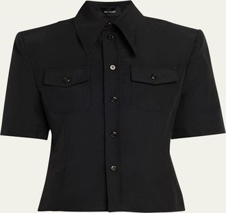 Willy Chavarria Chavela Short-Sleeve Shirt