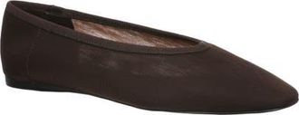 Nordstrom Maddox Mesh Flat in Brown Raisin at Nordstrom, Size 8.5