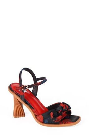 Ninety Union Nora Bow Ankle Strap Sandal in Red Multi at Nordstrom Rack, Size 13