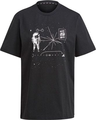adidas Ub Gfx T Illu 1 Sports Stylish Casual Sports Round Neck Short Sleeve Black GU1752