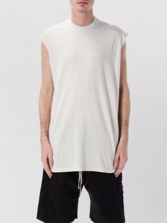 Rick Owens longline sleeveless t shirt ribbed neckline