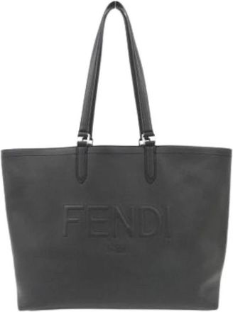 Fendi Pre-owned Tote Bags, female, Black, Size: ONE SIZE Pre-owned Vintage Tote Bag