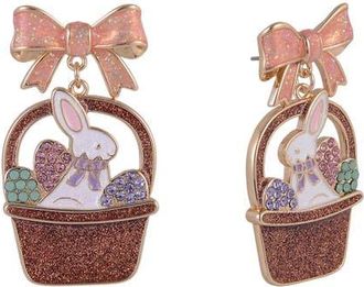Hallmark Easter Basket and Bunny Earrings in Brown at Nordstrom