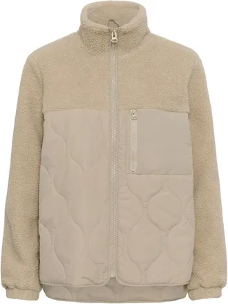 Kaffe Fitness, Dames, Beige, M, Polyester, KAgracelyn Jas