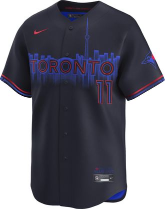 Nike Bo Bichette Toronto Blue Jays City Connect Nike Mens Dri-FIT ADV MLB Limited Jersey in Black | T7LMTO9TO9-012