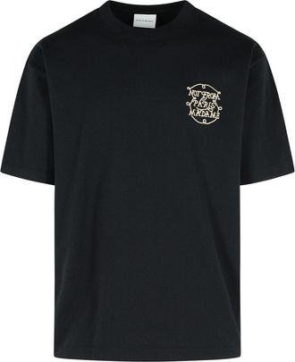 Drôle de Monsieur Black Cotton T-Shirt
