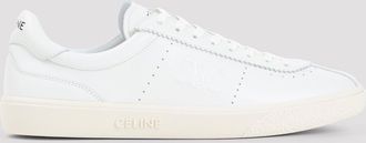 Celine Low Lace Up Sneakers With Triomphe